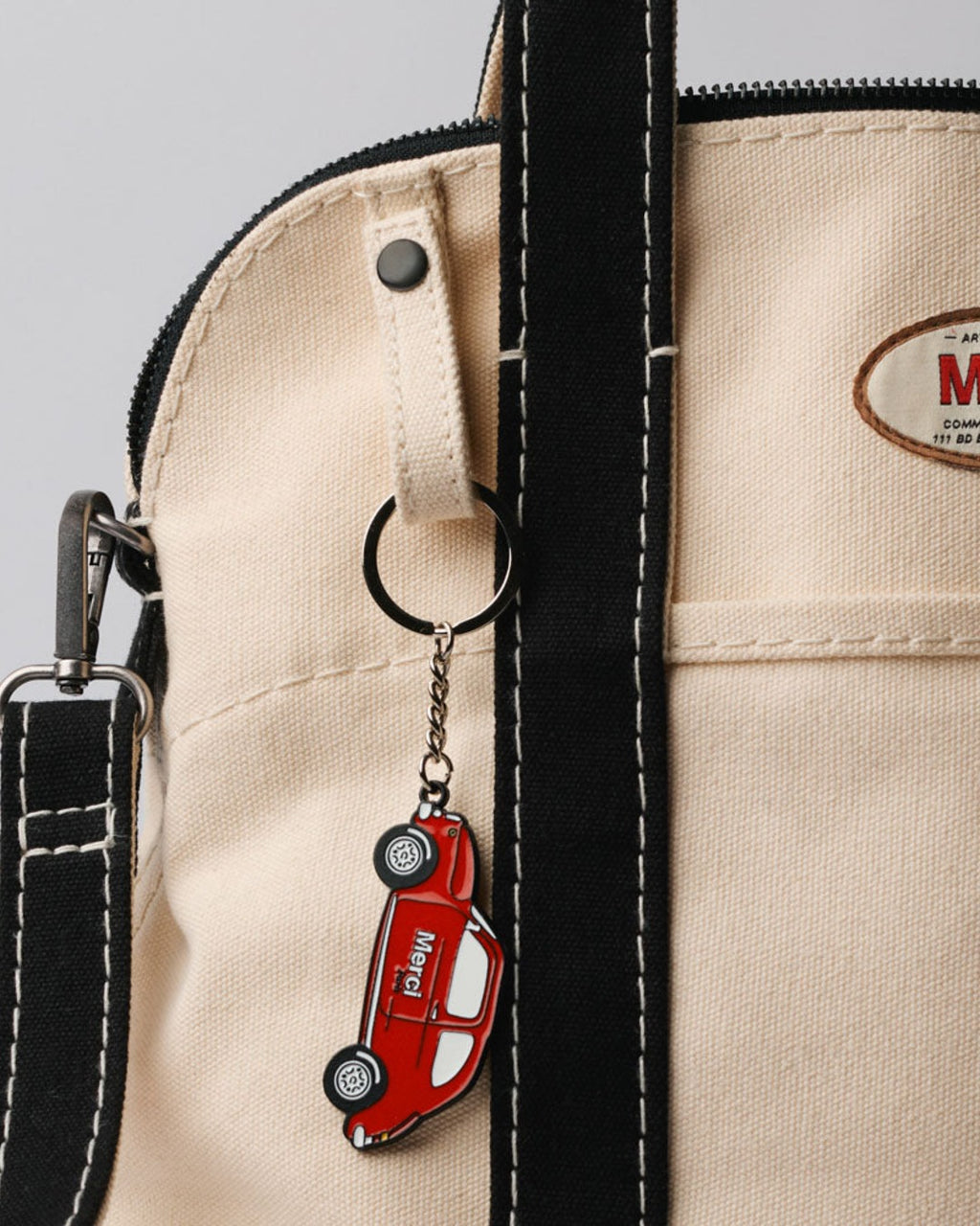 Merci - Paris Bag - Ecru & Noir