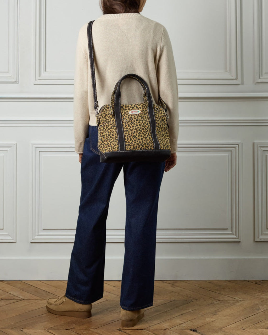 Merci - Paris Bag - Leopard & Black