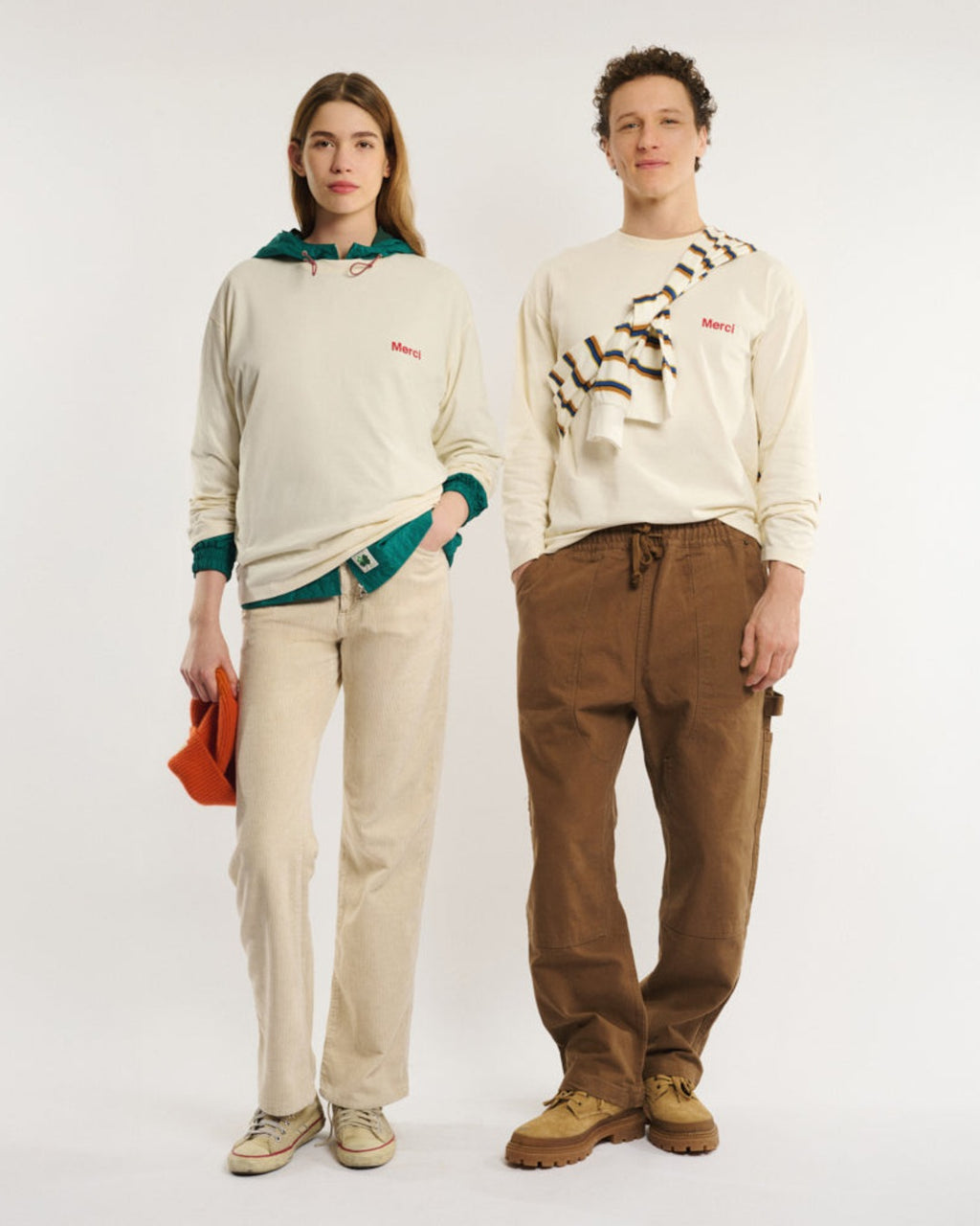 Merci - T-Shirt Aurelien Ml - Off White