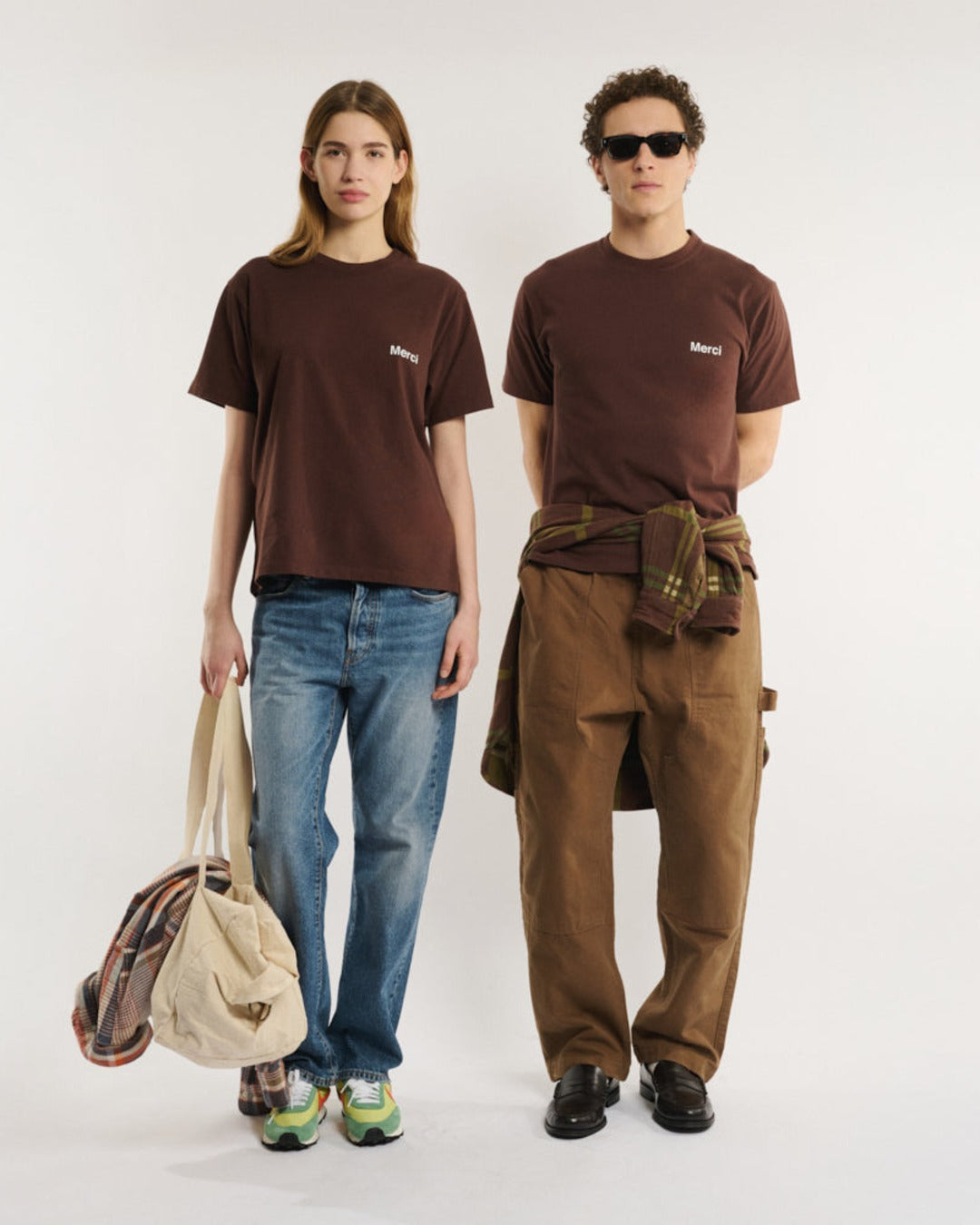Merci - T-Shirt Aurelien - Marron