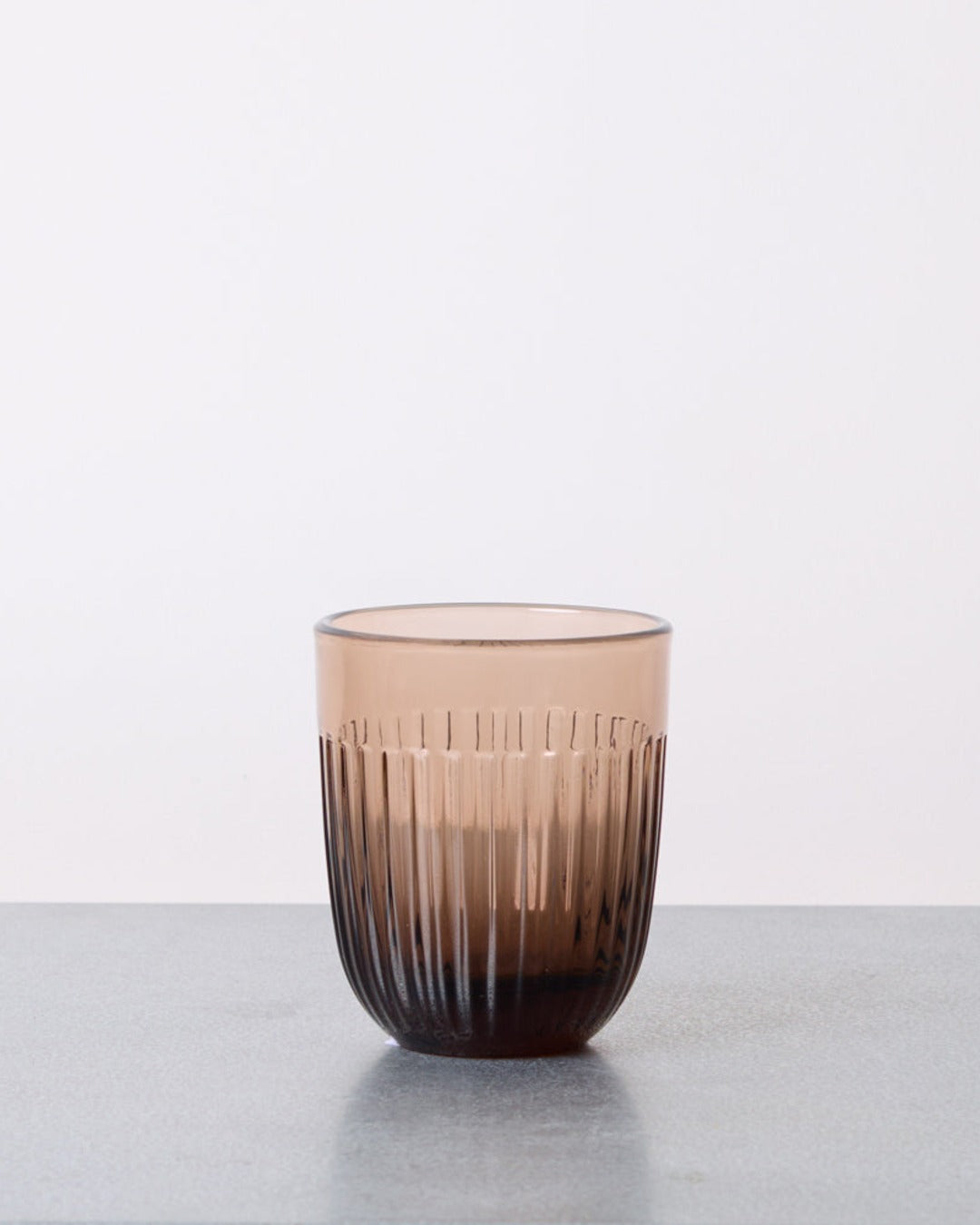 La Rochere - Gobelet En Verre Pressé Ouessant - Moka