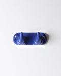 Zangra - 2-Hook Porcelain Rack - Blue