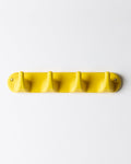Zangra - 4-Hook Porcelain Rack - Yellow