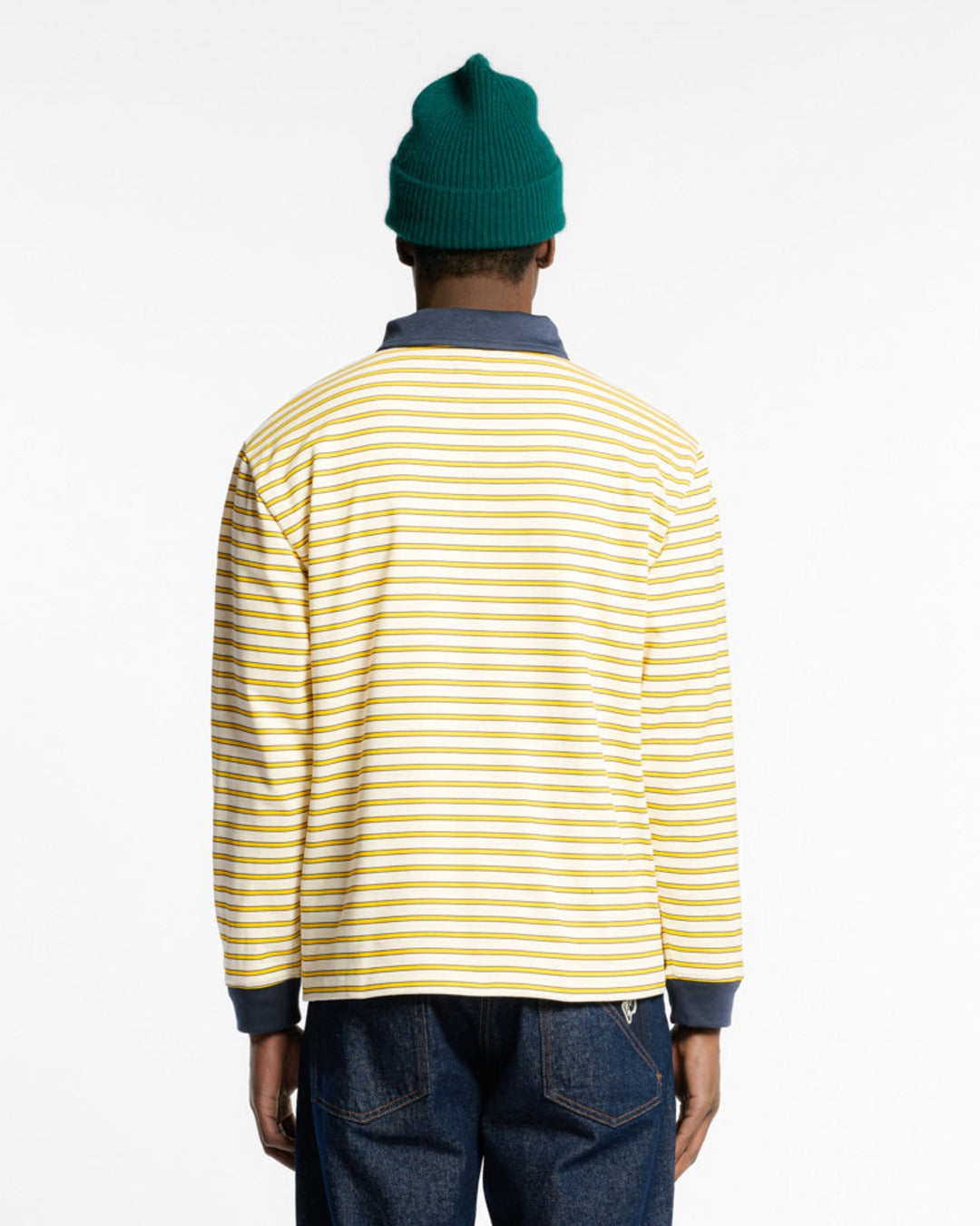 Au Vieux Campeur - Congés Payés - Roger Striped Polo - Blue Yellow & White