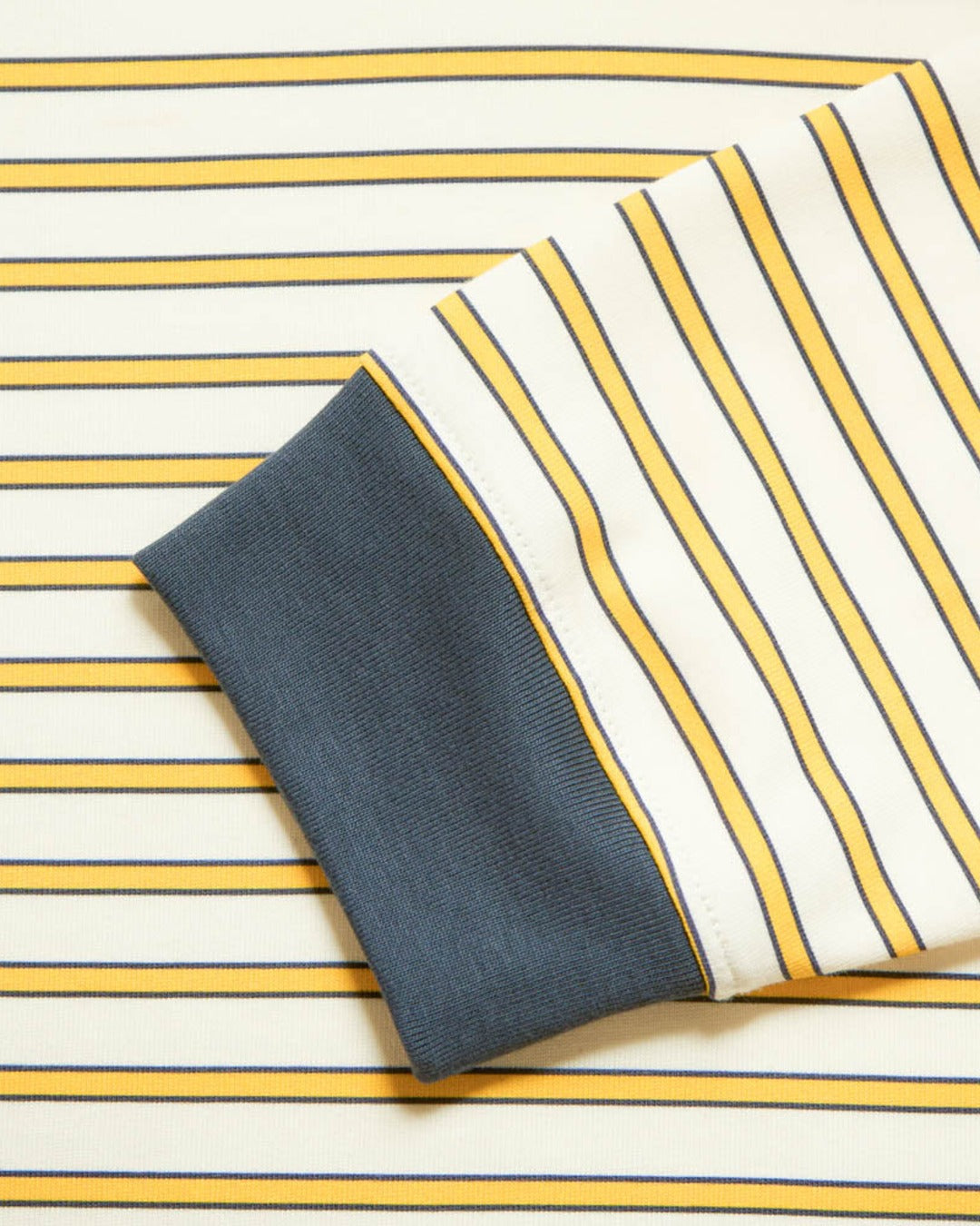 Au Vieux Campeur - Congés Payés - Roger Striped Polo - Blue Yellow & White