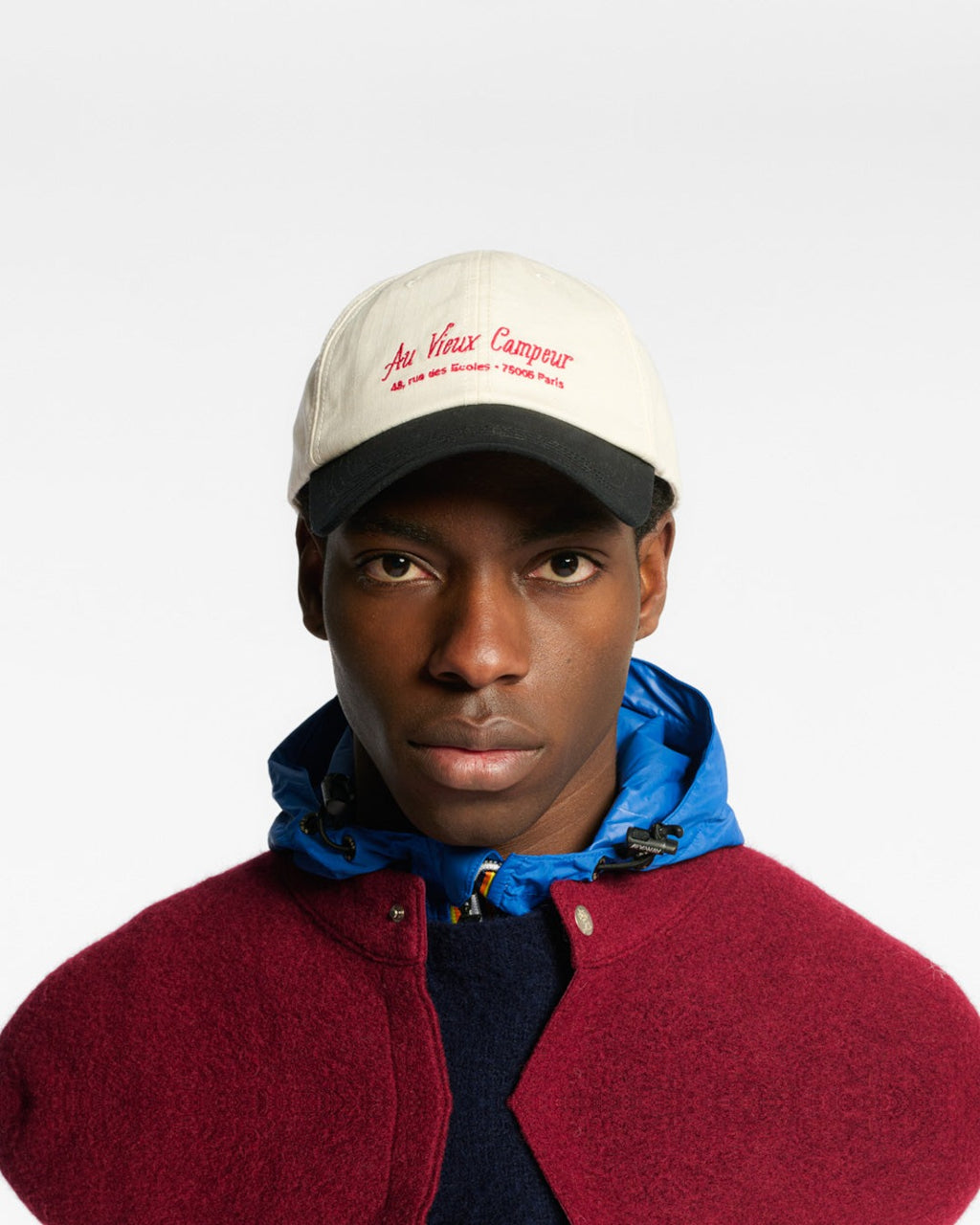 Au Vieux Campeur - Congés Payés - Casquette Michel - Bleu & Blanc