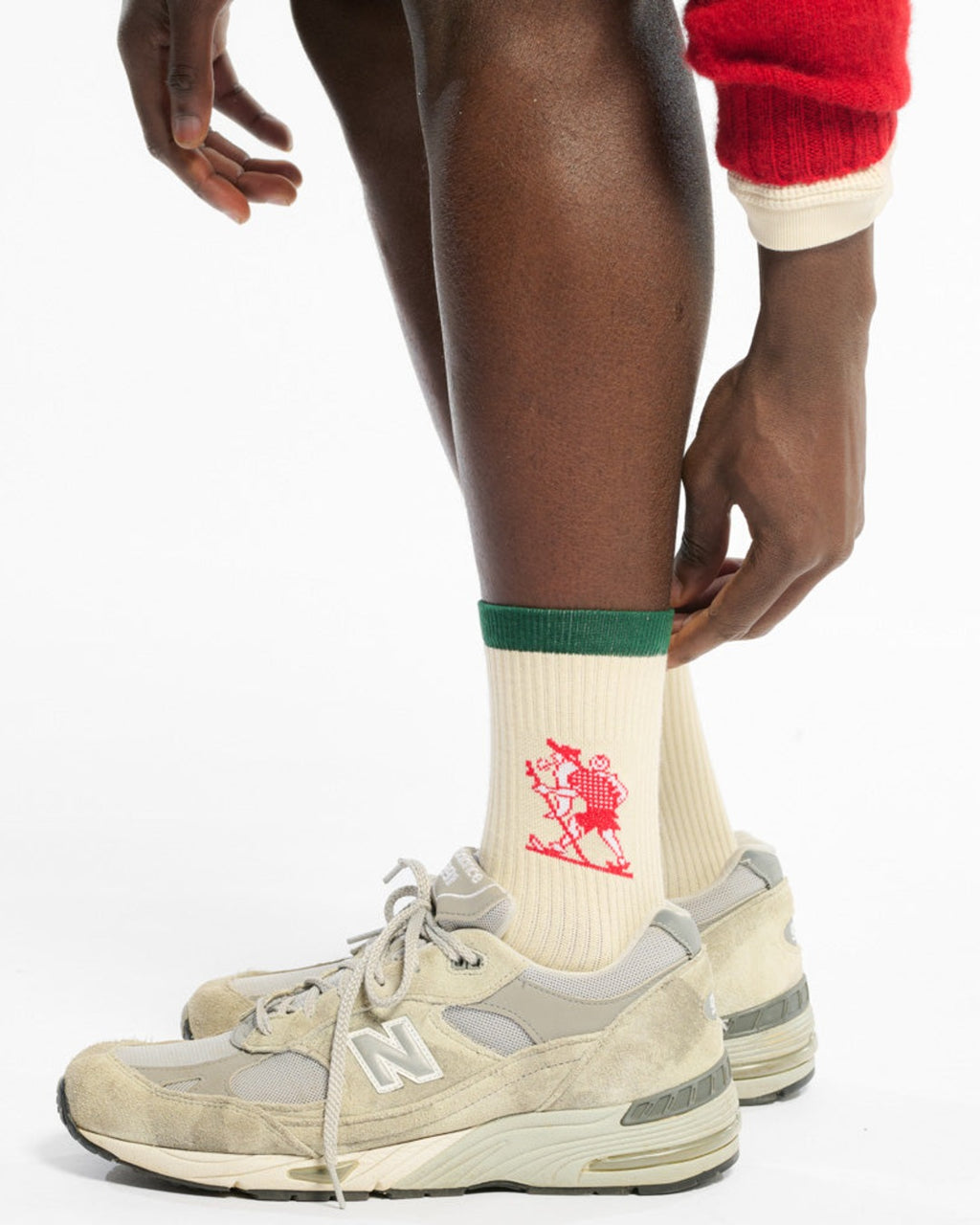 Au Vieux Campeur - Congés Payés - Chaussettes Marcheur - Ecru