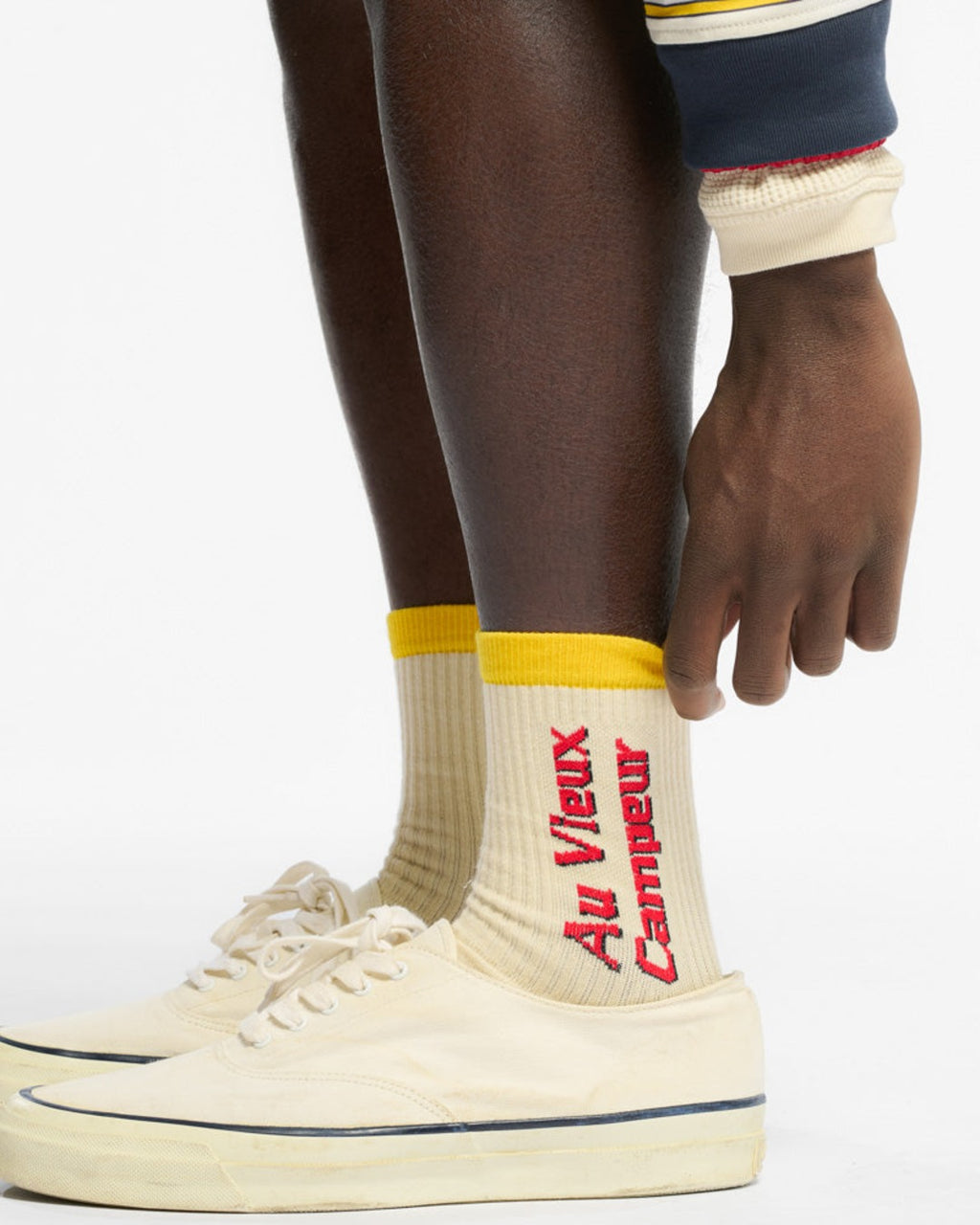 Au Vieux Campeur - Congés Payés - Chaussettes - Jaune