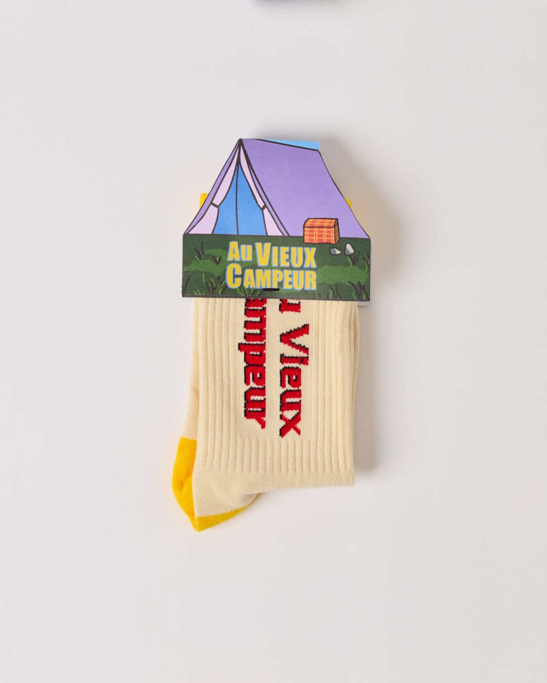 Au Vieux Campeur - Congés Payés - Chaussettes - Jaune