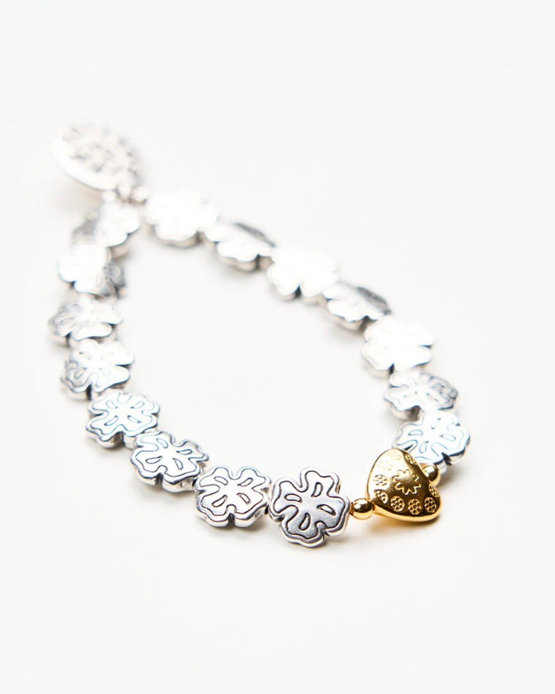 Gottlob - Bracelet Edition N° 3 - Silver Gold Heart