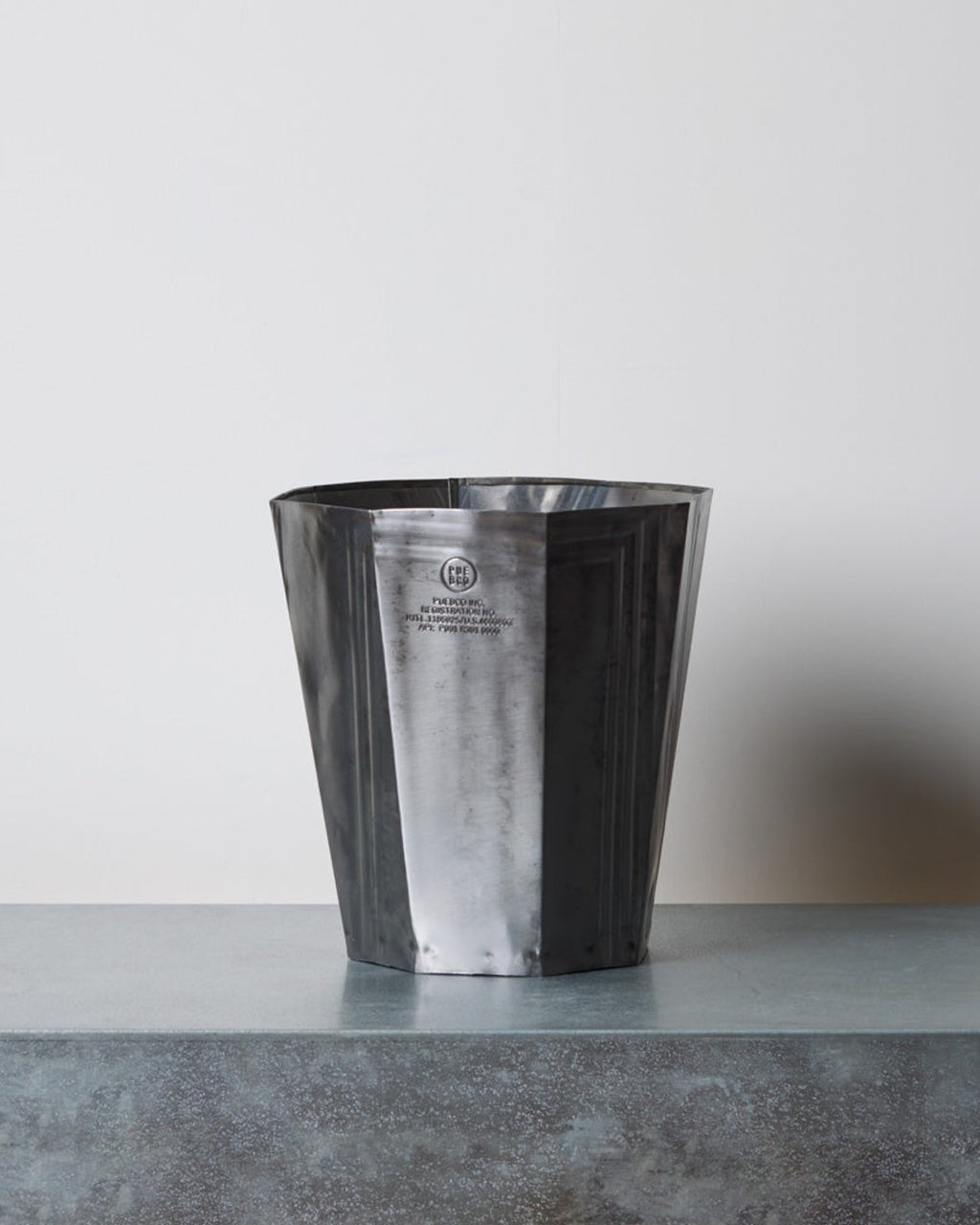 Puebco - Octagonal Recycled Steel Trash Bin