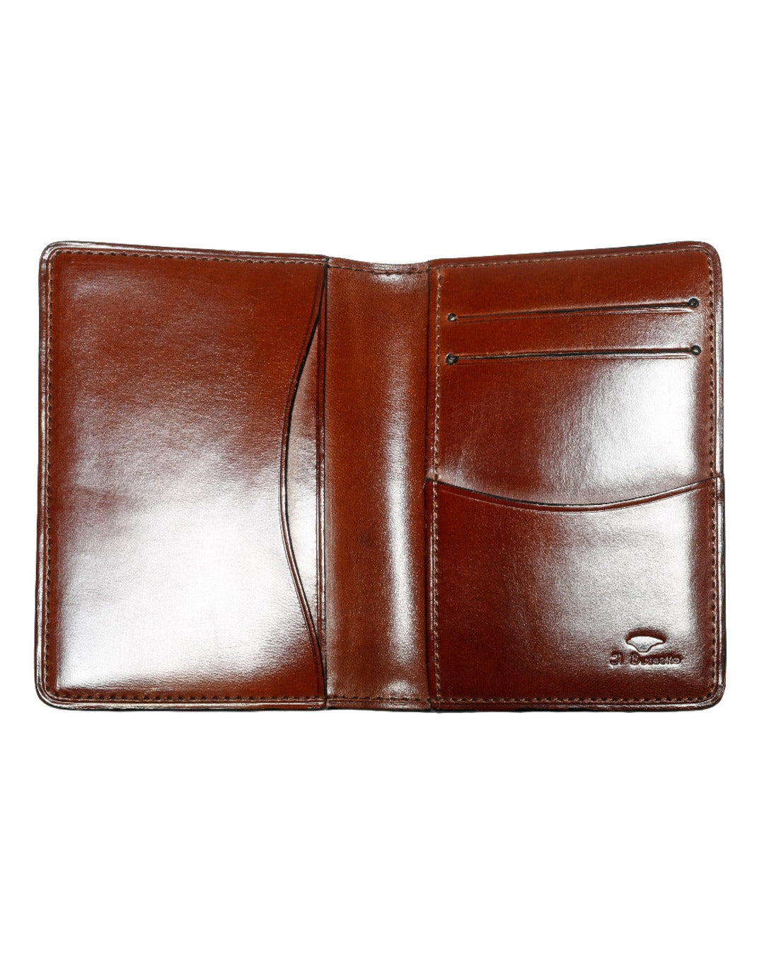 Il Bussetto - Porte Cartes Pliable - Marron Moyen