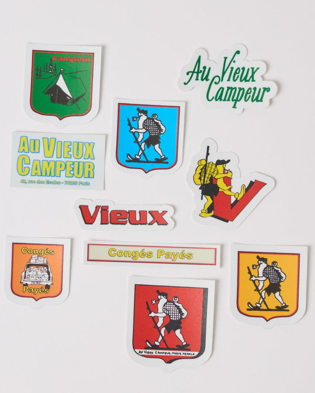 Au Vieux Campeur - Congés Payés - Stickers Logo