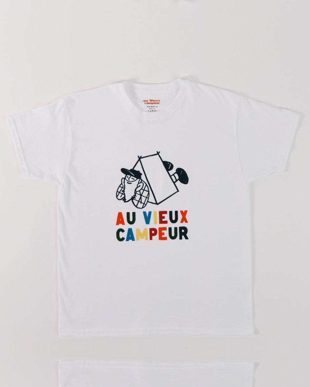 Au Vieux Campeur - Congés Payés - Kids Cabin T-shirt - White