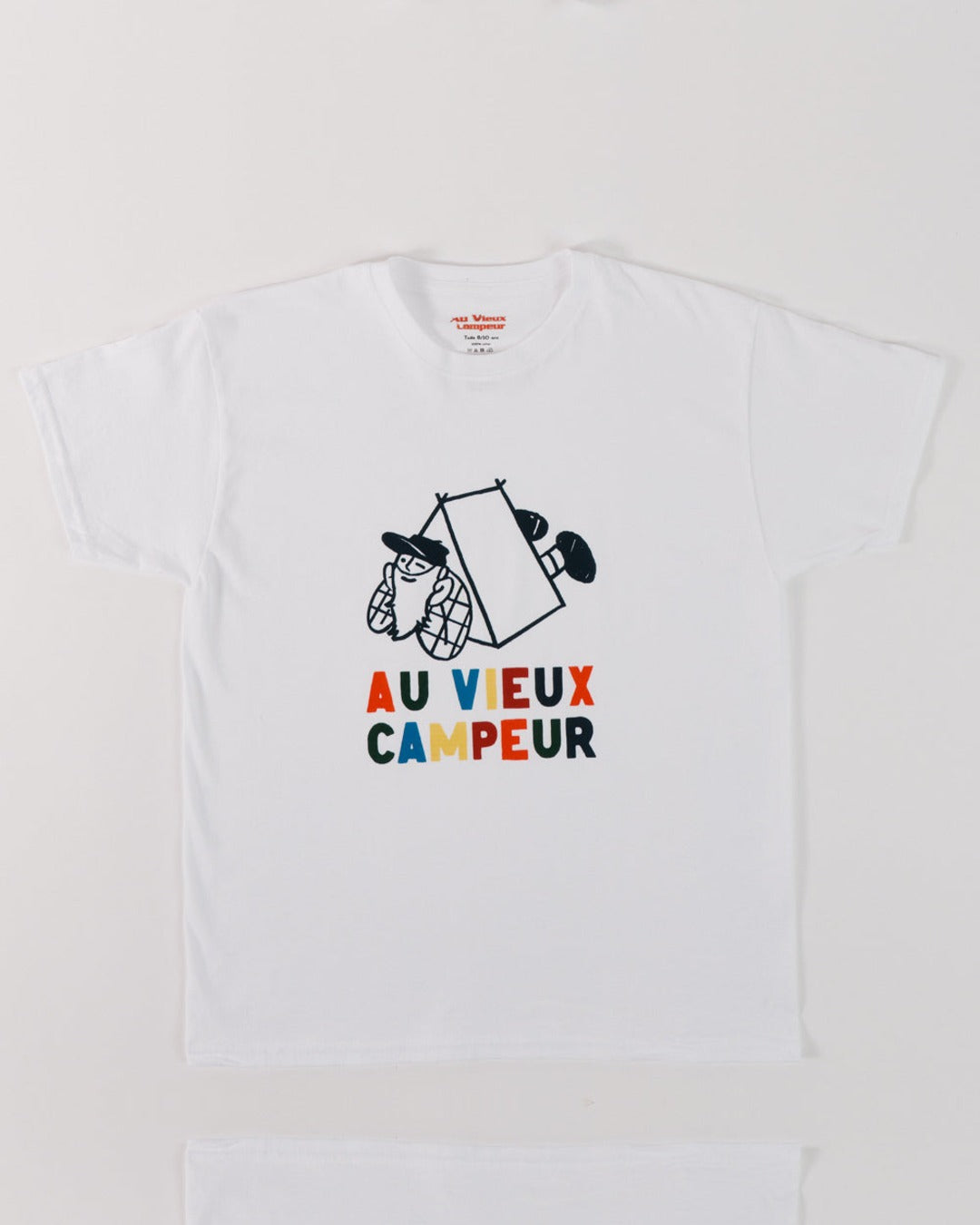 Au Vieux Campeur - Congés Payés - Kids Cabin T-shirt - White