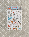 Merci - Kit Stickers Used Book Café