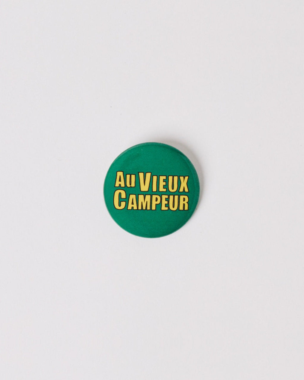 Au Vieux Campeur - Congés Payés - Badge - Vert Impact
