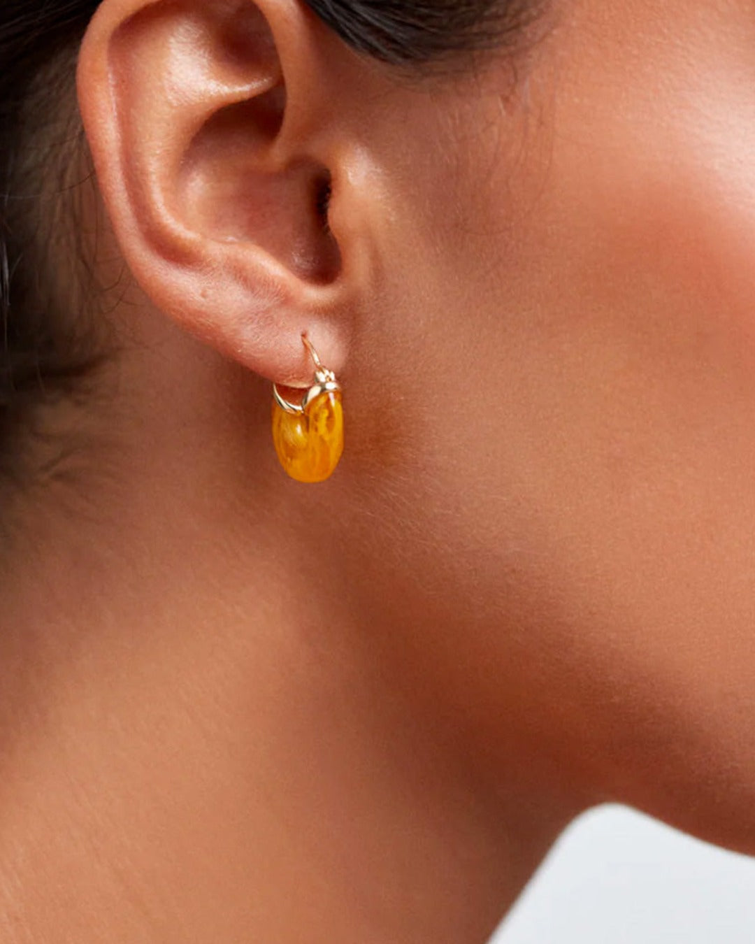 Anni Lu - Boucles D'Oreilles Petit Swell Hoop - Amber