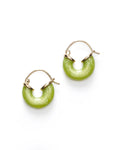 Anni Lu - Petit Swell Hoop Earrings - Green Oasis