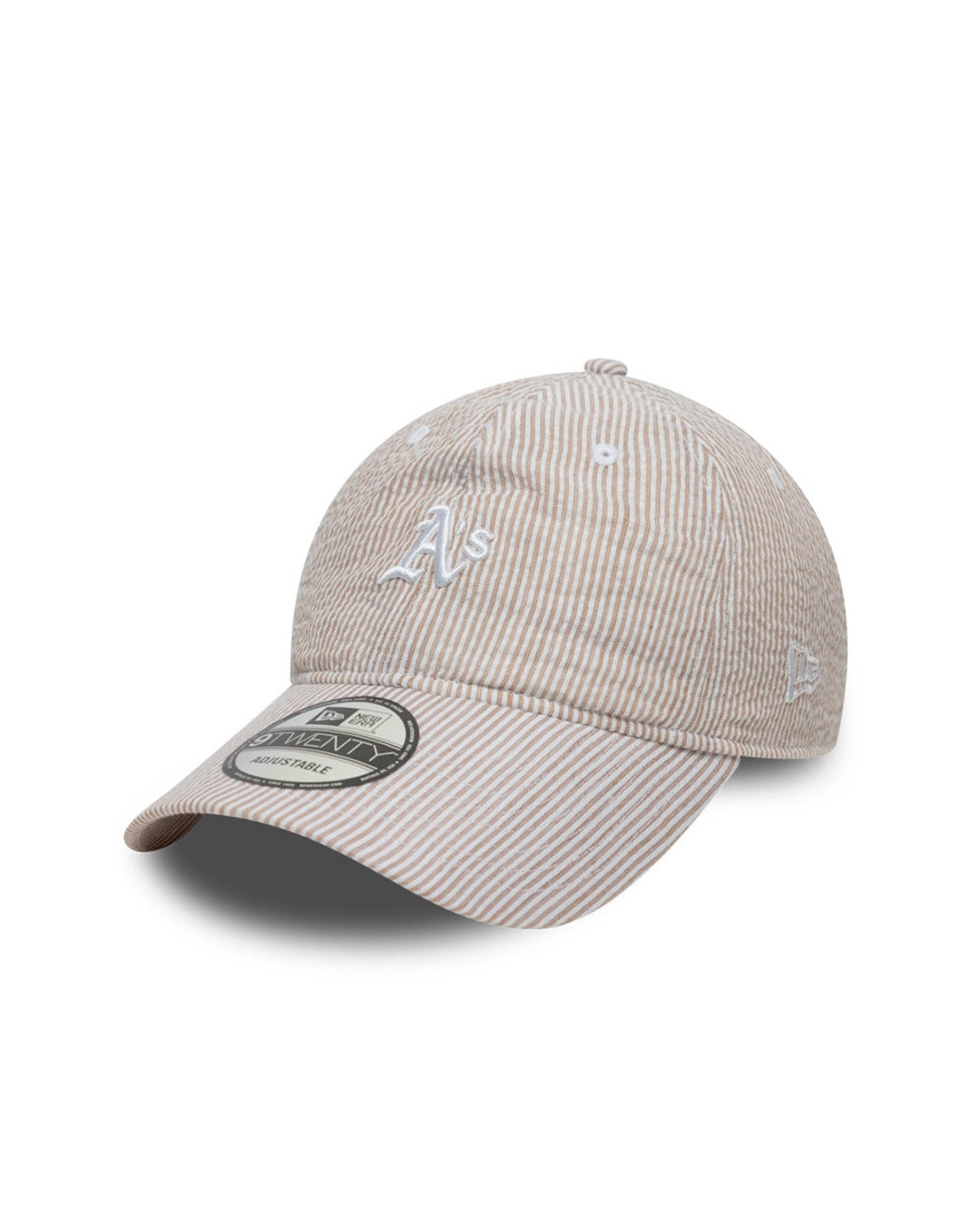 New Era - Seersucker 9Twenty Cap - Beige White