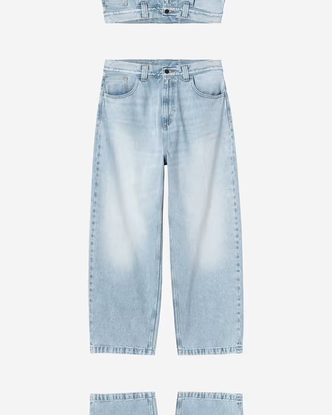 Carhartt WIP - Pantalon Brandon Denim - Bleu Heavy Worn Bleached