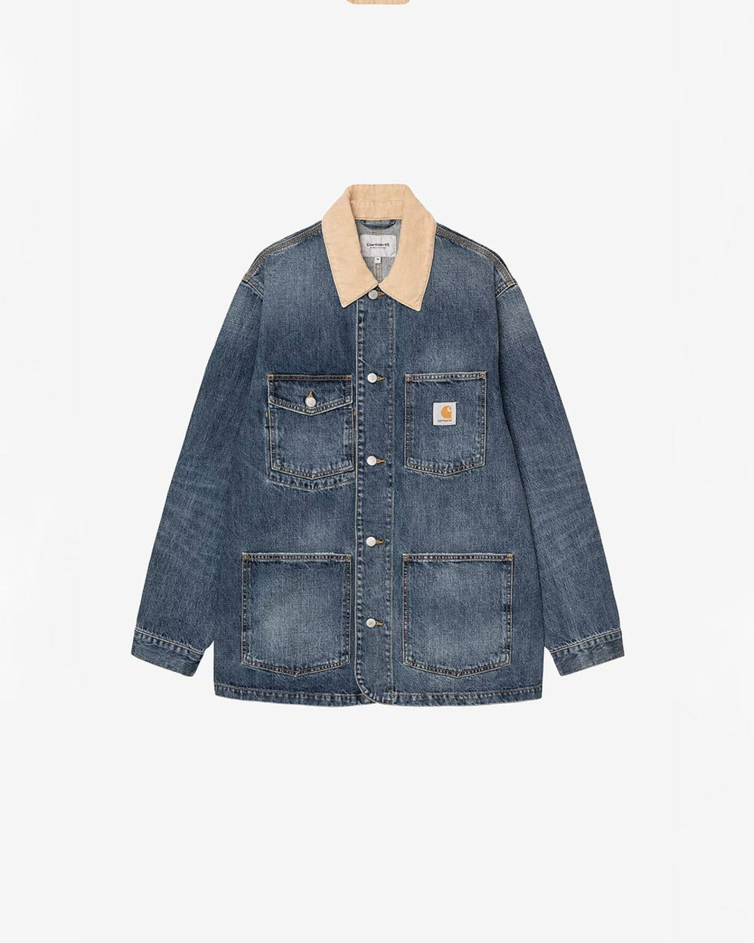 Carhartt WIP - Manteau Warren Chore - Bleu Dusty