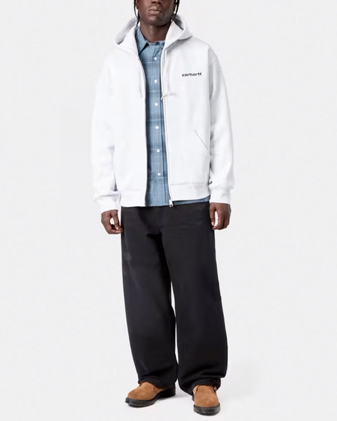 Carhartt WIP - Pantalon Brandon Canvas - Noir Grind Washed