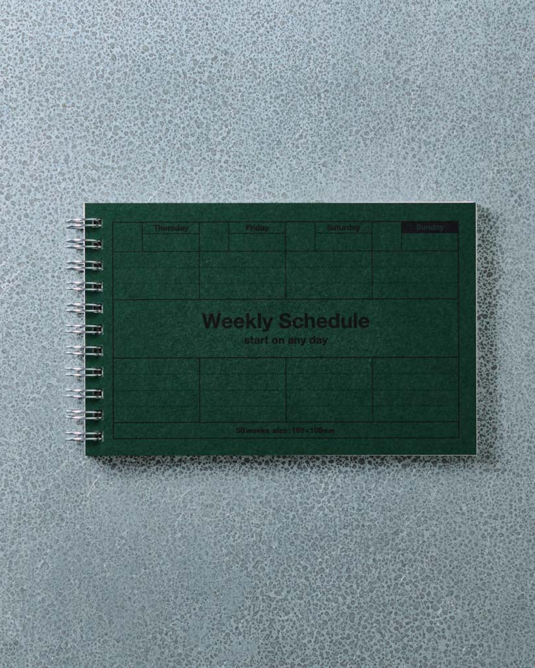 Marks - Weekly Planner - Vert Fonce