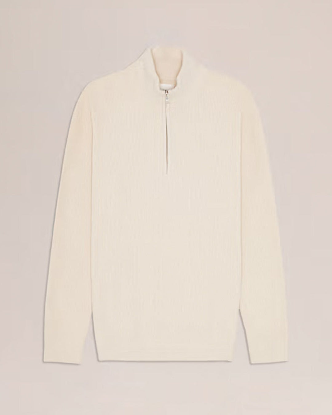 Nn07 - Danny Zip 6429 Knitwear - Ivory