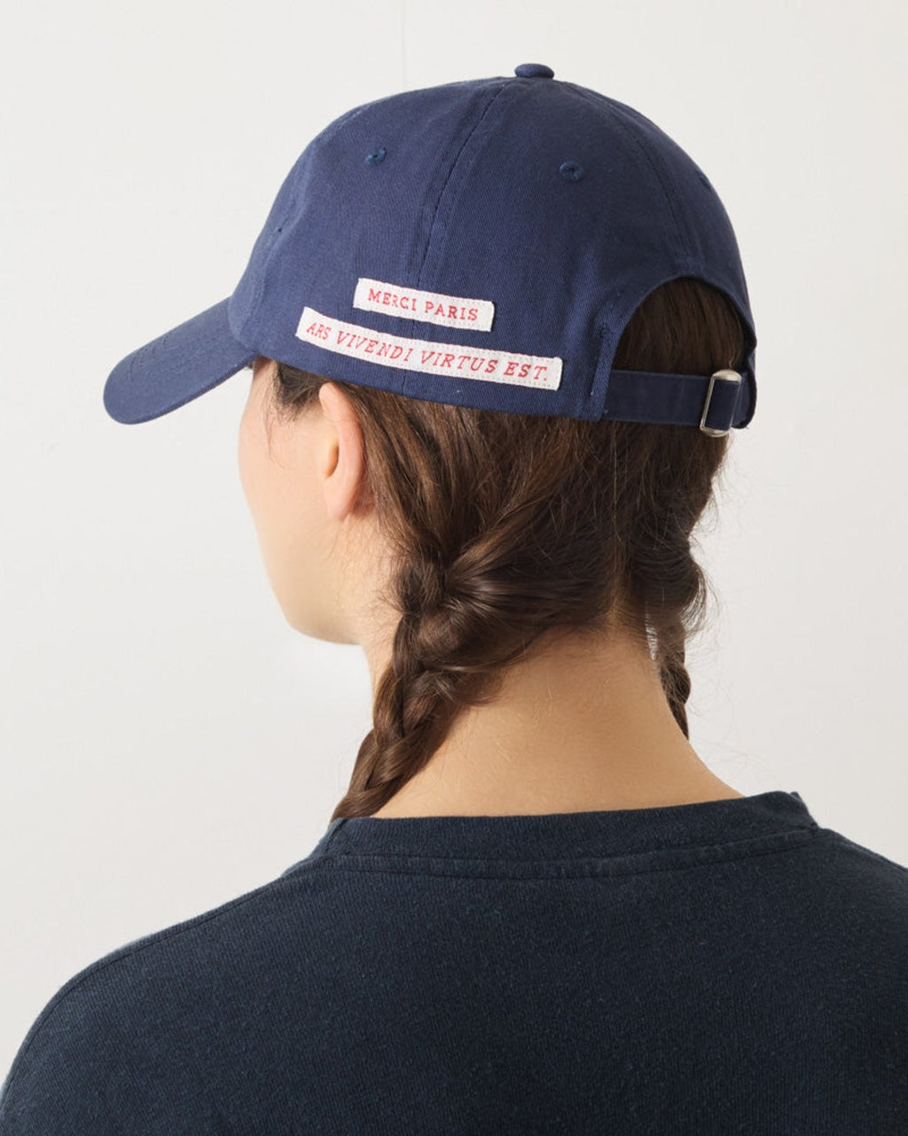 Merci - Casquette Mp - Marine & Blanc Cassé