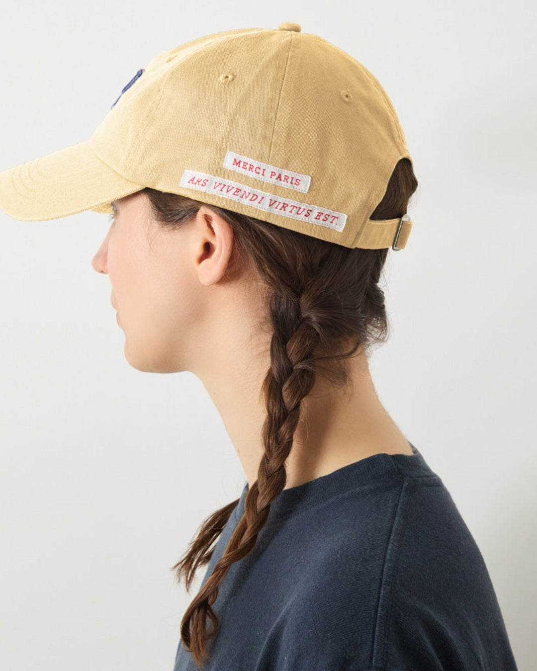 Merci - Casquette Mp - Jaune & Marine