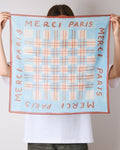 Merci - Bandana Ars Vivendi Virtus Est - Bleu Jaune Marron