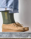 Merci - Chaussettes Scrappy - Kaki Marine