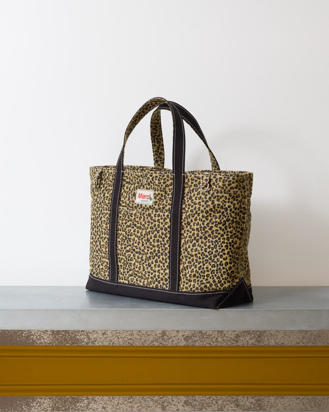 Merci - Cabas Candide En Coton Xl - Leopard