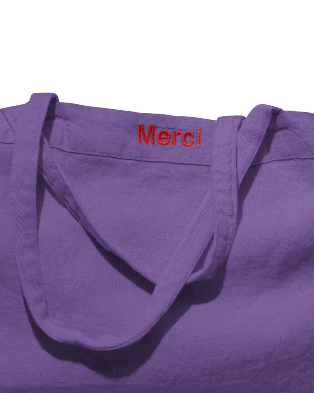 Merci - Cabas En Lin Lavé - Violet Orage