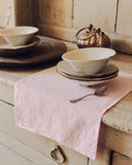 Merci - Washed linen placemat - Granita Pink