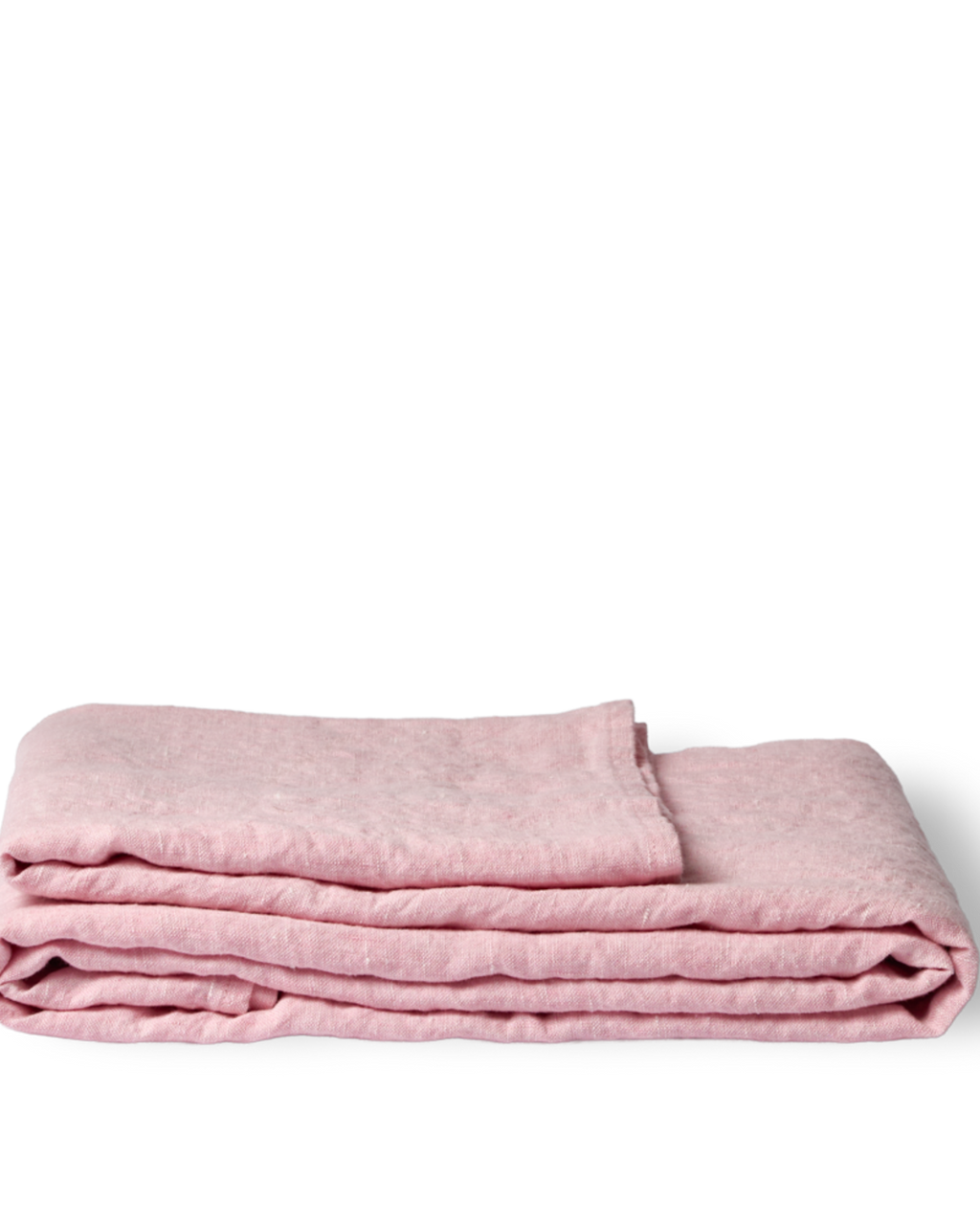 Merci - Washed linen flat sheet - Granita Pink