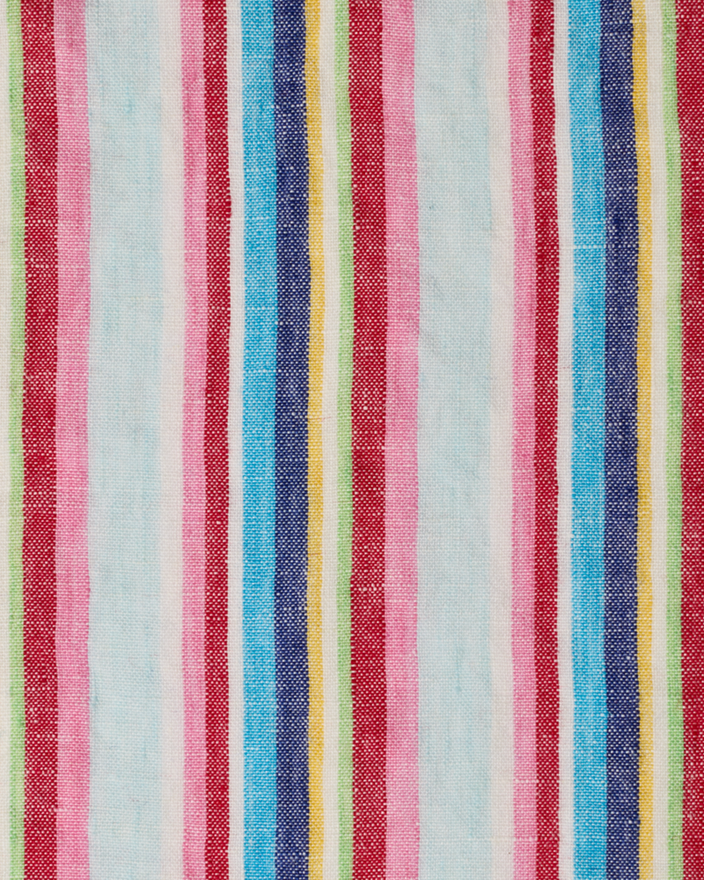 Merci - Trousse En Lin Lavé - Rayures Parasol