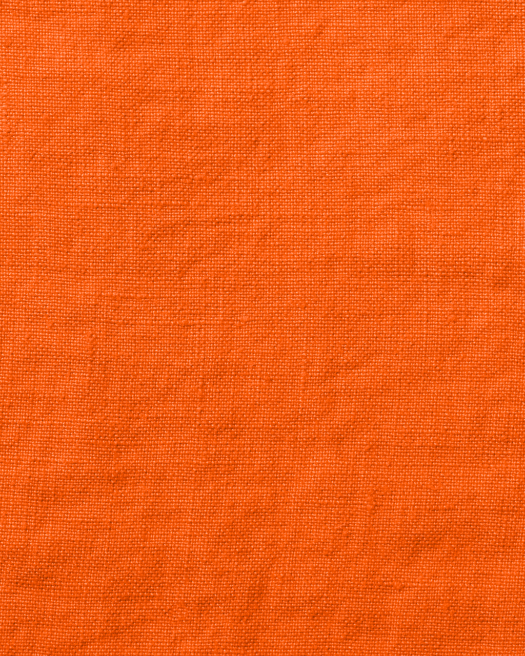 Merci - Trousse En Lin Lavé - Orange Zeste