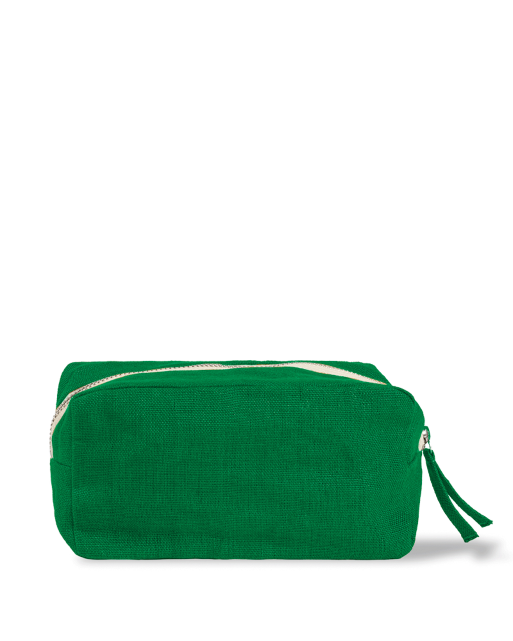 Merci - Washed linen pencil case - Vegetable Green