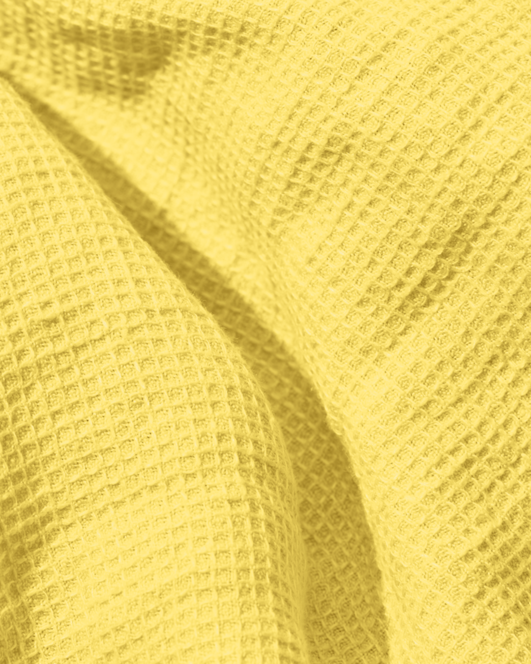 Merci - Peignoir En Lin - Jaune Citronnade