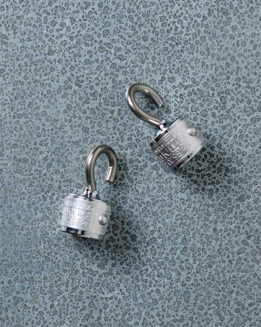 Dulton - Lot De 2 Crochets Magnetiques Chrome