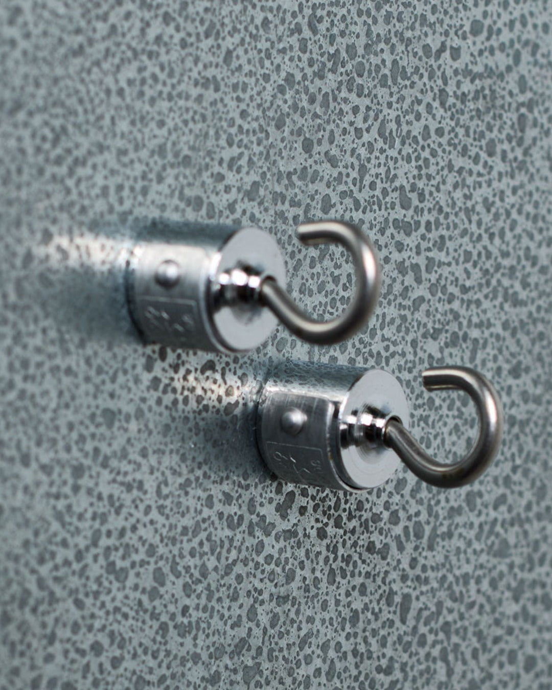 Dulton - Lot De 2 Crochets Magnetiques Chrome