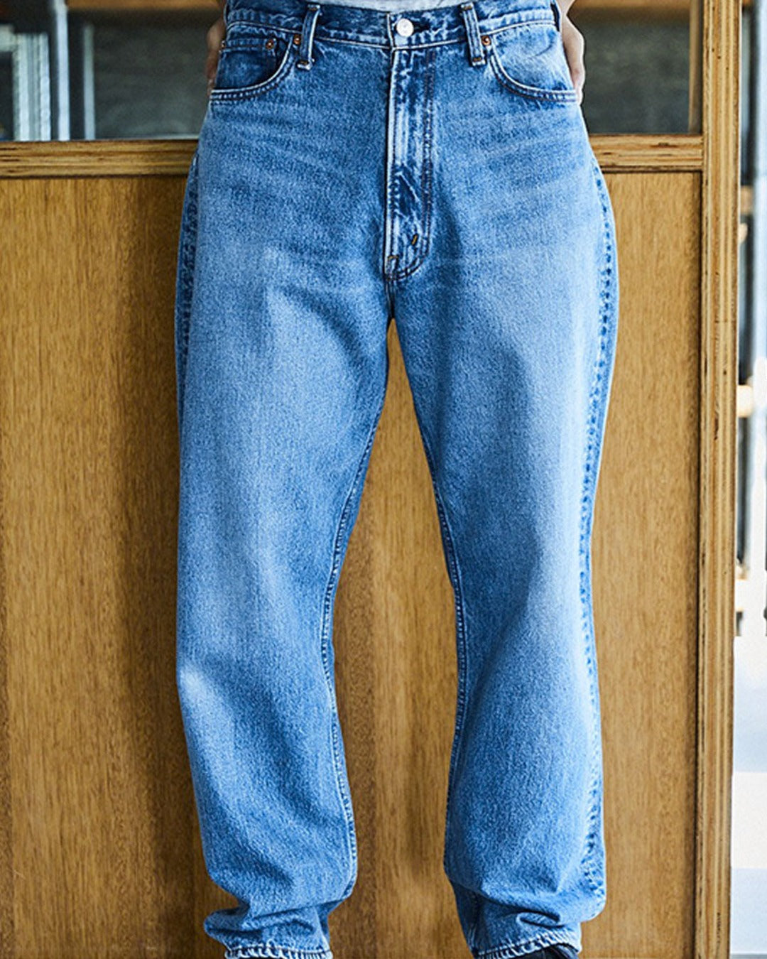 Orslow - 101 Dad Fit Jeans - Used Denim