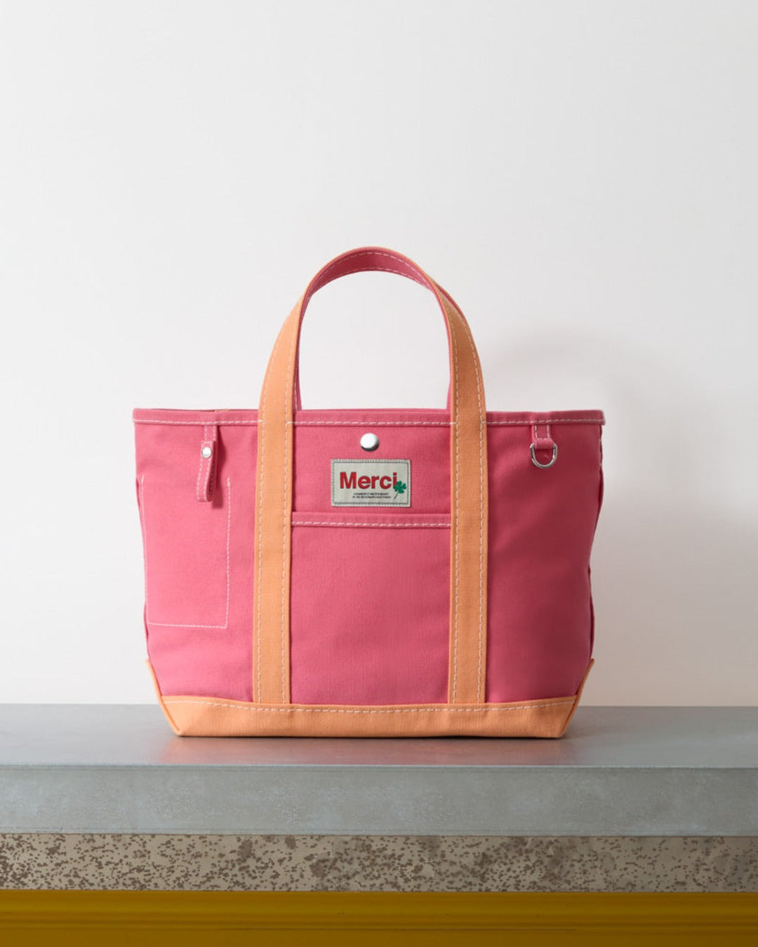 Merci - Cabas Candide - Rose & Abricot