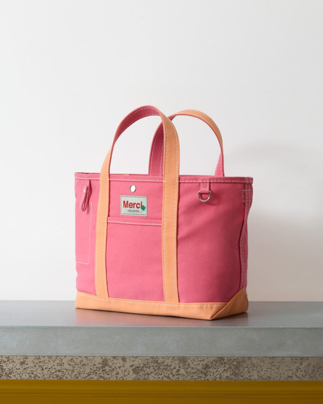Merci - Cabas Candide - Rose & Abricot