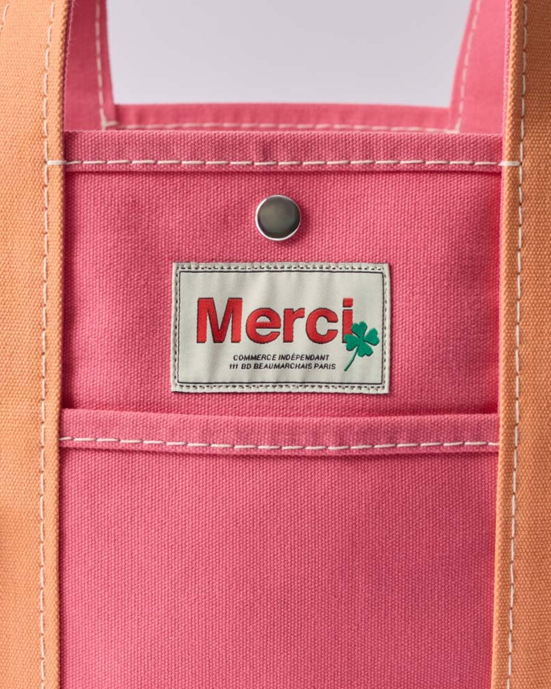 Merci - Cabas Candide - Rose & Abricot