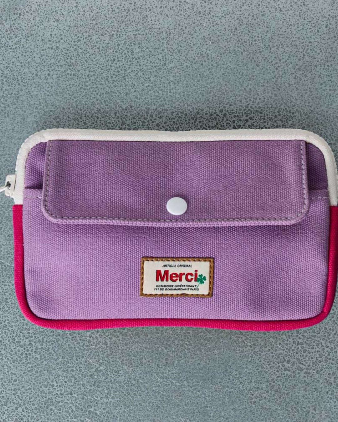 Merci - Candide Coin Purse - Lilac & Fuchsia