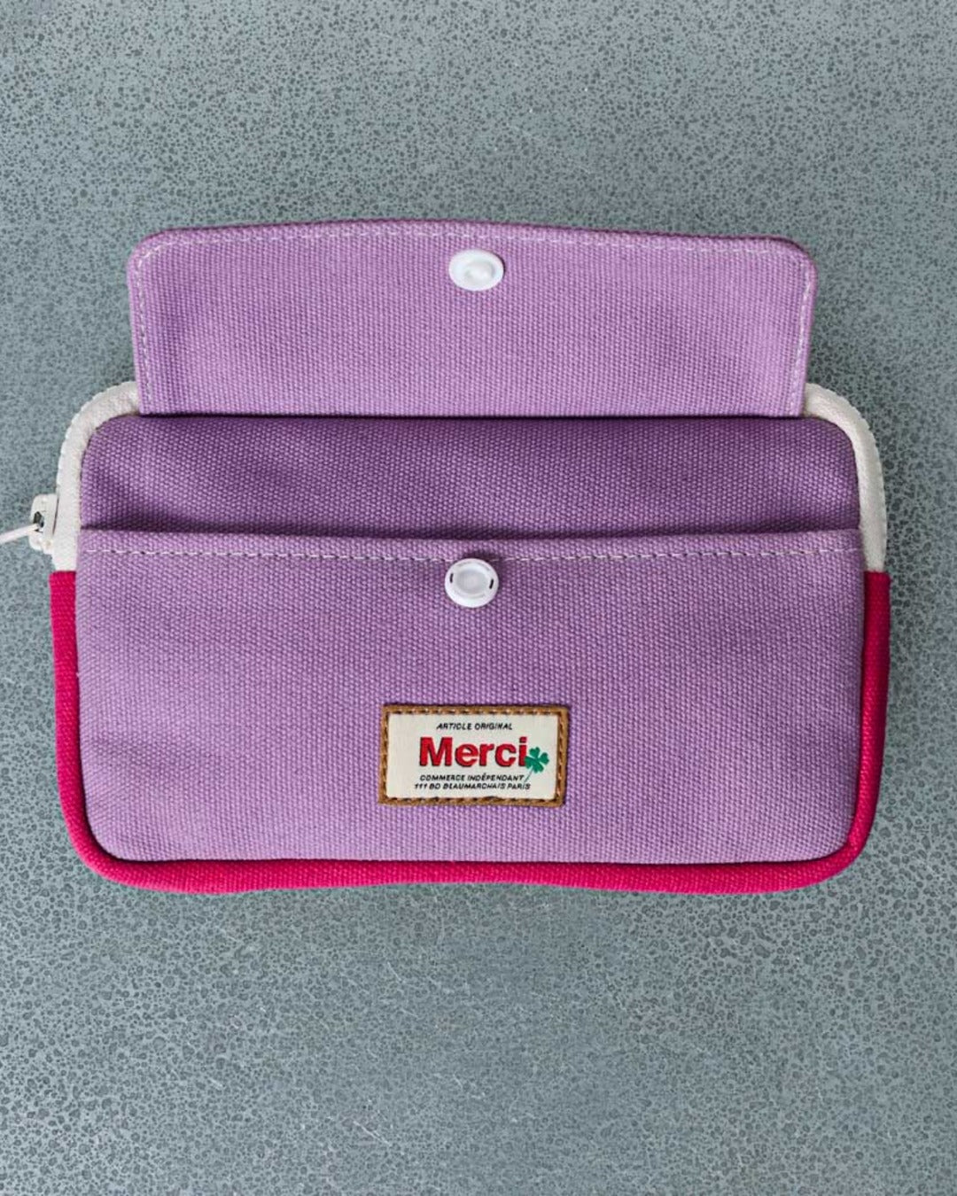 Merci - Candide Coin Purse - Lilac & Fuchsia