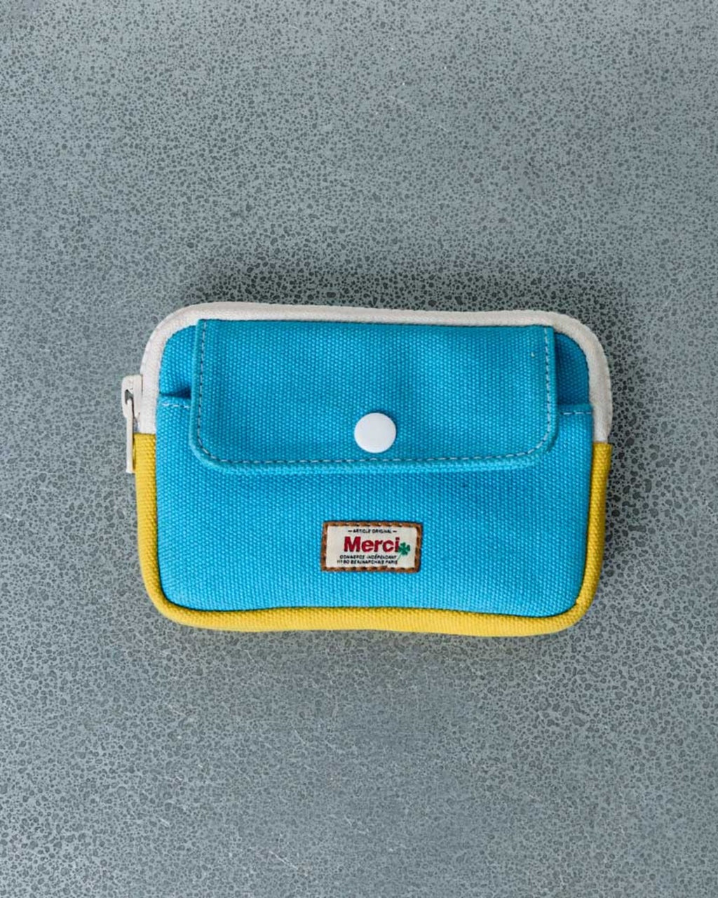 Merci - Candide Coin Purse - Blue & Yellow